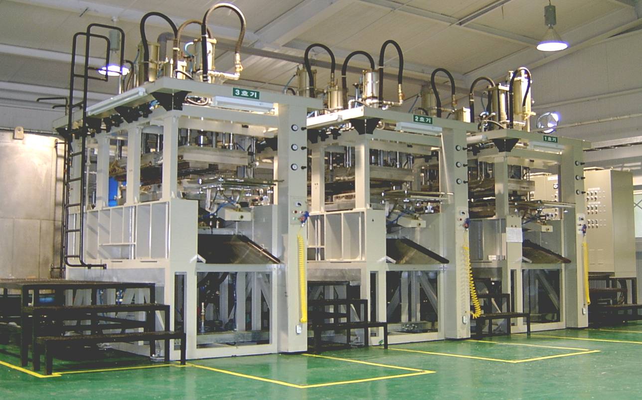 Pulp Molding Machines for fruit tray Made in Korea